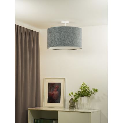 Duolla - Kiinteä kattokruunu ROLLER ECO RECYCLING 1xE27/15W/230V halkaisija 45 cm vihreä