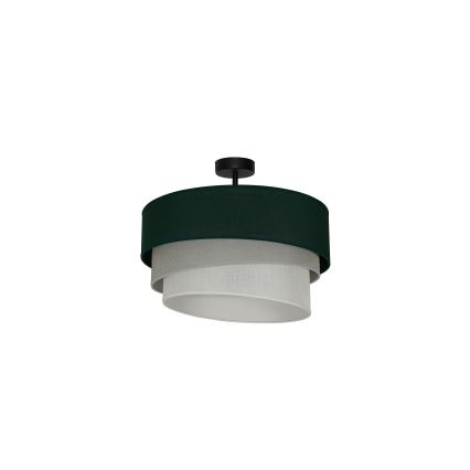 Duolla - Kiinteä kattokruunu TRIO 1xE27/15W/230V halkaisija 45 cm vihreä/harmaa/valkoinen