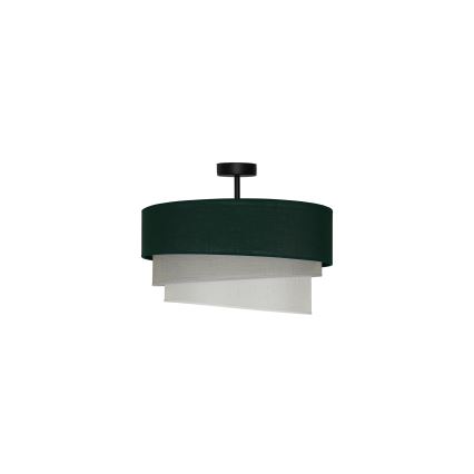 Duolla - Kiinteä kattokruunu TRIO 1xE27/15W/230V halkaisija 45 cm vihreä/harmaa/valkoinen