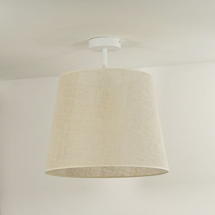 Duolla - Kiinteä kattokruunu YUTE 1xE27/15W/230V halkaisija 38 cm harmaa