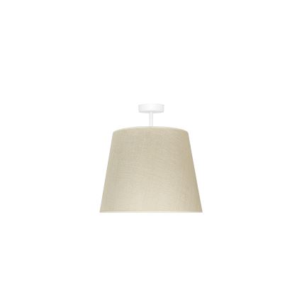 Duolla - Kiinteä kattokruunu YUTE 1xE27/15W/230V halkaisija 38 cm harmaa