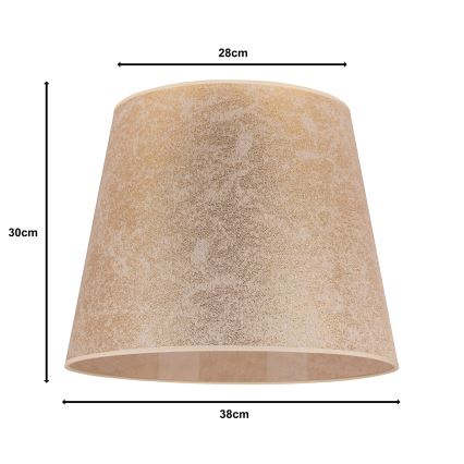 Duolla - Lampunvarjostin kattokruunulle CLASSIC L E27 halkaisija 38 cm kulta