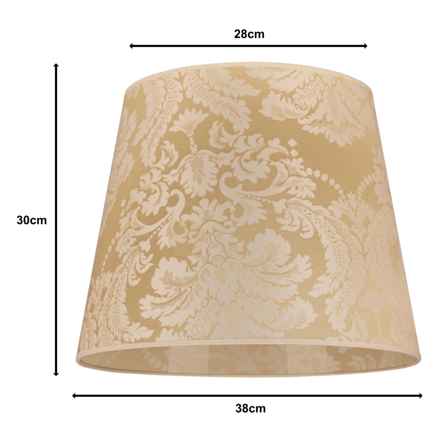 Duolla - Lampunvarjostin kattokruunulle CLASSIC L E27 halkaisija 38 cm kulta