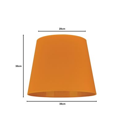 Duolla - Lampunvarjostin lattiavalaisimelle CLASSIC L E27 halkaisija 38 cm keltainen