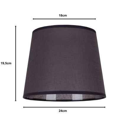 Duolla - Lampunvarjostin pöytävalaisimiin CLASSIC M E27 halkaisija 24 cm antrasiitti