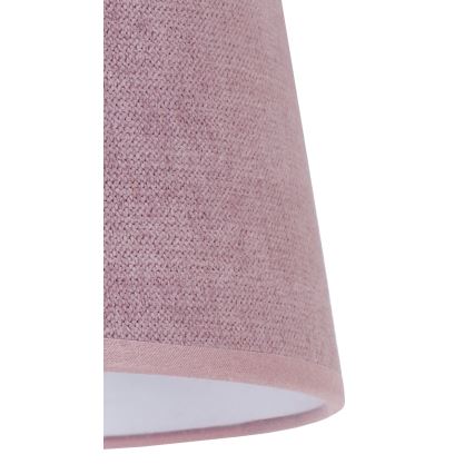 Duolla - Lampunvarjostin pöytävalaisimiin CLASSIC M E27 halkaisija 24 cm vaaleanpunainen