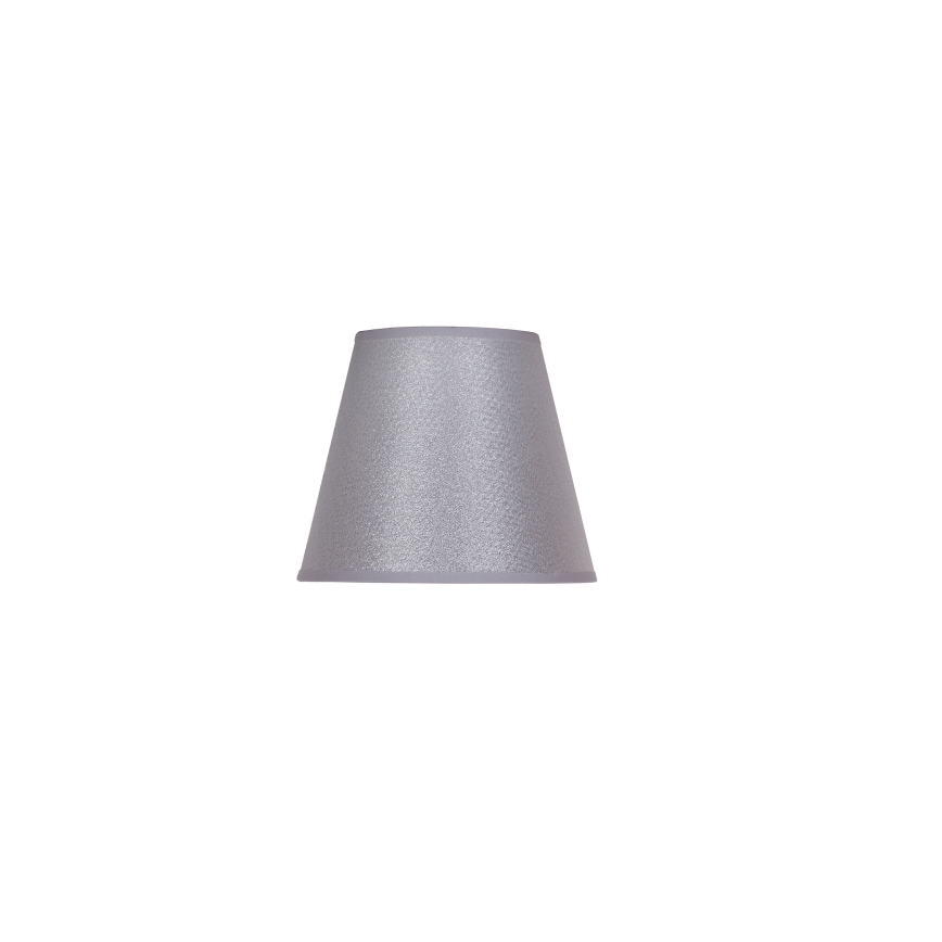Duolla - Lampunvarjostin pöytävalaisimiin SOFIA XS E14 halkaisija 18,5 cm hopea