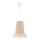 Duolla - Lasten riipuskattokruunu johdossa BALLET 1xE27/40W/230V halkaisija 21 cm beige