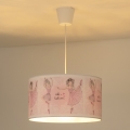 Duolla - Lasten riipuskattokruunu johdossa PRINT M 1xE27/40W/230V halkaisija 35 cm ballerinat