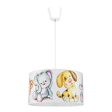 Duolla - Lasten riipuskattokruunu johdossa SWEET BEARS 1xE27/40W/230V halkaisija 35 cm