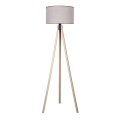 Duolla - Lattialamppu 1xE27/60W/230V halkaisija 44 cm beige