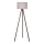 Duolla - Lattialamppu 1xE27/60W/230V halkaisija 44 cm beige/ruskea