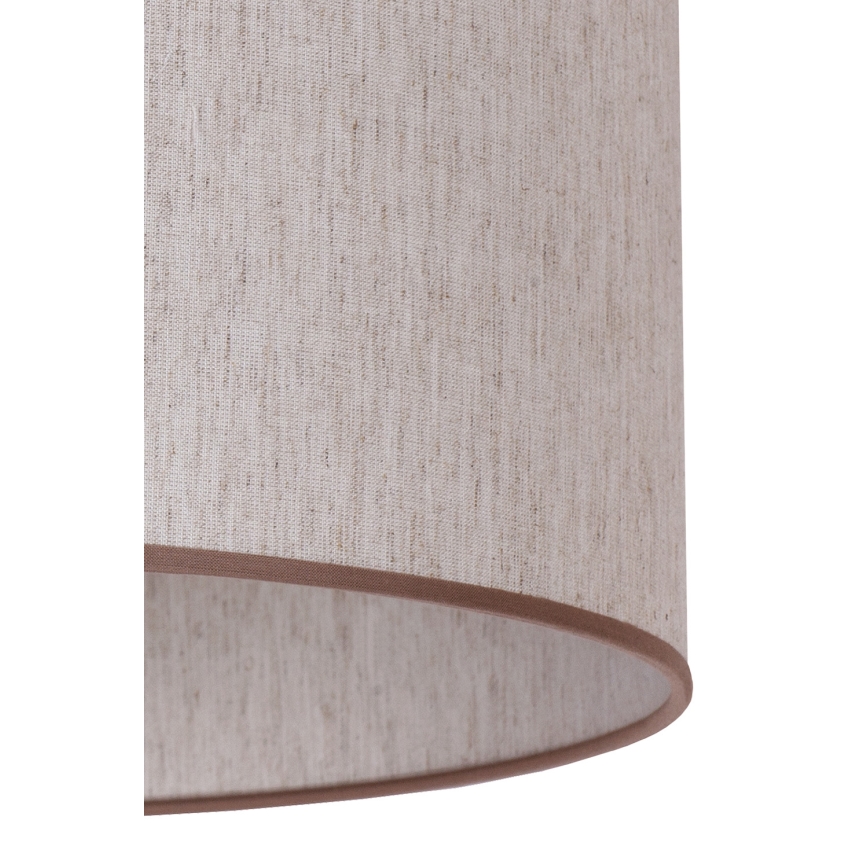 Duolla - Lattialamppu 1xE27/60W/230V halkaisija 44 cm beige/wenge