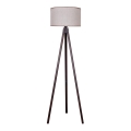 Duolla - Lattialamppu 1xE27/60W/230V halkaisija 44 cm beige/wenge