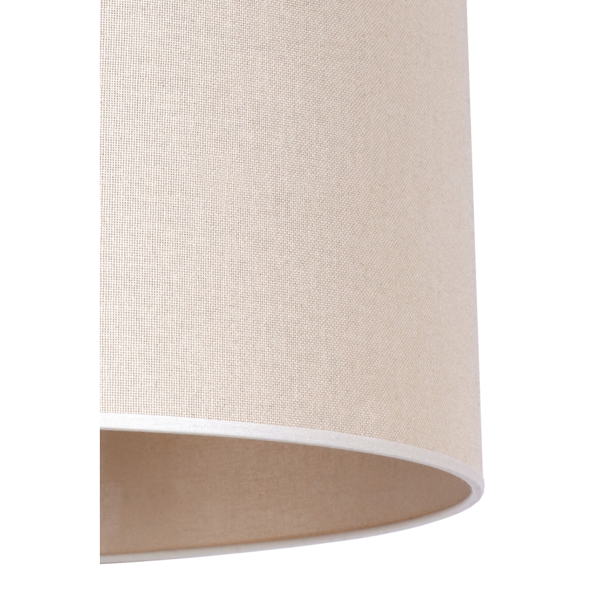 Duolla - Lattialamppu 1xE27/60W/230V halkaisija 44 cm kerma/ruskea