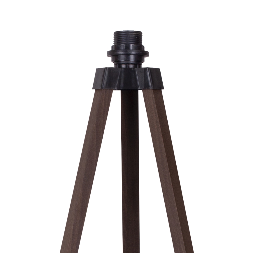 Duolla - Lattialamppu 1xE27/60W/230V halkaisija 44 cm kerma/ruskea