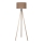 Duolla - Lattialamppu 1xE27/60W/230V halkaisija 44 cm ruskea/beige