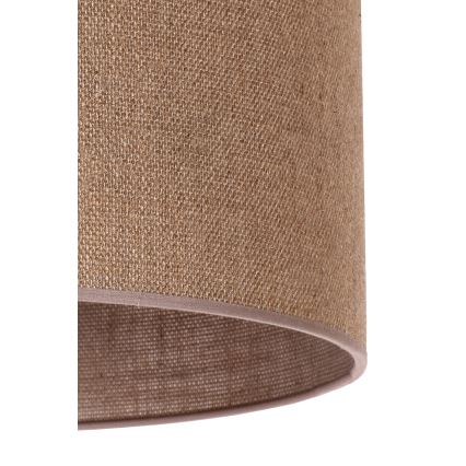 Duolla - Lattialamppu 1xE27/60W/230V halkaisija 44 cm ruskea/beige