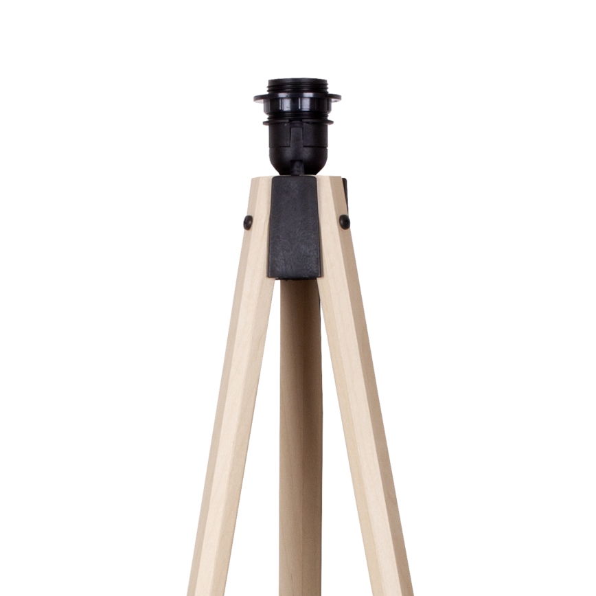 Duolla - Lattialamppu 1xE27/60W/230V halkaisija 44 cm ruskea/beige