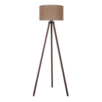 Duolla - Lattialamppu 1xE27/60W/230V halkaisija 44 cm ruskea