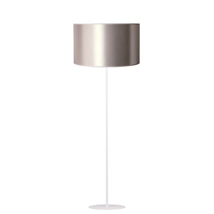Duolla - Lattialamppu CANNES 1xE27/15W/230V halkaisija 45 cm hopea/kupari/valkoinen