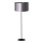 Duolla - Lattialamppu CANNES 1xE27/15W/230V halkaisija 45 cm hopea/musta