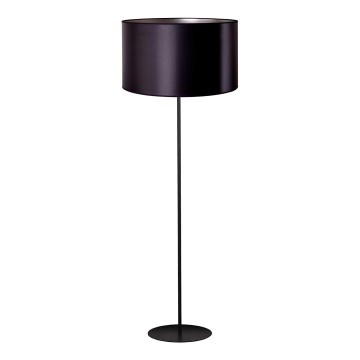 Duolla - Lattialamppu CANNES 1xE27/15W/230V halkaisija 45 cm musta/hopea