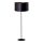 Duolla - Lattialamppu CANNES 1xE27/15W/230V halkaisija 45 cm musta/hopea