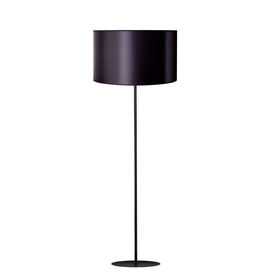 Duolla - Lattialamppu CANNES 1xE27/15W/230V halkaisija 45 cm musta/kupari