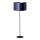 Duolla - Lattialamppu CANNES 1xE27/15W/230V halkaisija 45 cm violetti/hopea/musta