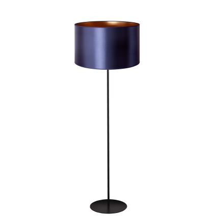 Duolla - Lattialamppu CANNES 1xE27/15W/230V halkaisija 45 cm violetti/kupari/musta