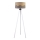 Duolla - Lattialamppu DUO 1xE27/60W/230V halkaisija 44 cm beige/harmaa/valkoinen