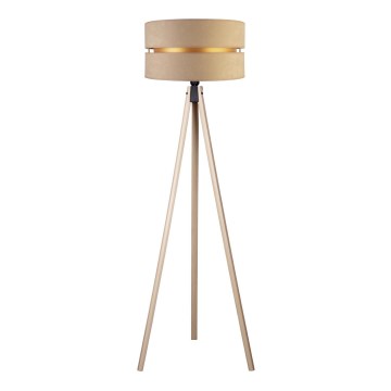 Duolla - Lattialamppu DUO 1xE27/60W/230V halkaisija 44 cm beige