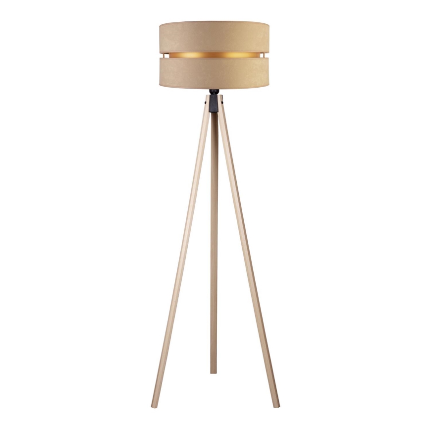 Duolla - Lattialamppu DUO 1xE27/60W/230V halkaisija 44 cm beige