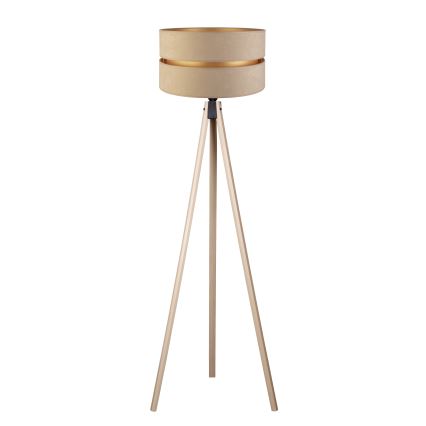 Duolla - Lattialamppu DUO 1xE27/60W/230V halkaisija 44 cm beige