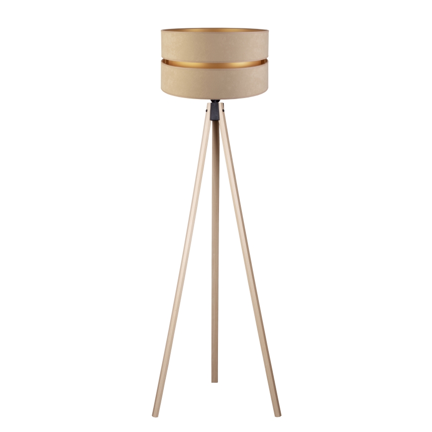 Duolla - Lattialamppu DUO 1xE27/60W/230V halkaisija 44 cm beige