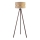 Duolla - Lattialamppu DUO 1xE27/60W/230V halkaisija 44 cm beige/ruskea