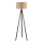 Duolla - Lattialamppu DUO 1xE27/60W/230V halkaisija 44 cm beige/wenge