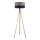 Duolla - Lattialamppu DUO 1xE27/60W/230V halkaisija 44 cm harmaa/sininen/beige