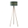 Duolla - Lattialamppu DUO 1xE27/60W/230V halkaisija 44 cm vihreä/beige