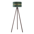 Duolla - Lattialamppu DUO 1xE27/60W/230V halkaisija 44 cm vihreä/ruskea