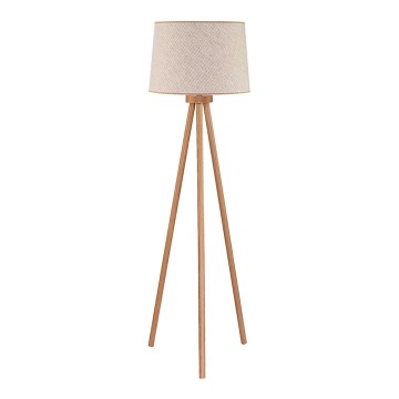 Duolla - Lattialamppu ECHO 1xE27/40W/230V halkaisija 45 cm beige