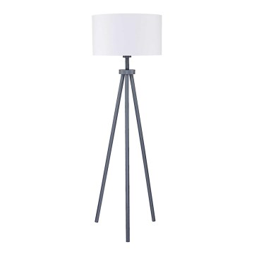 Duolla - Lattialamppu ECHO1 1xE27/40W/230V halkaisija 45 cm valkoinen