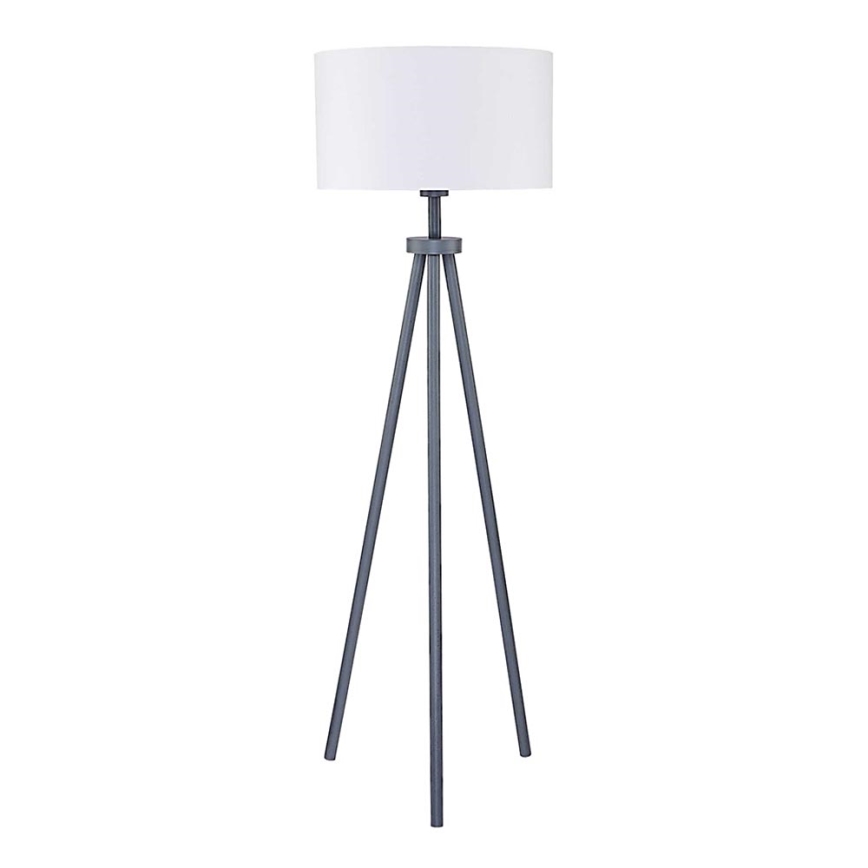 Duolla - Lattialamppu ECHO1 1xE27/40W/230V halkaisija 45 cm valkoinen