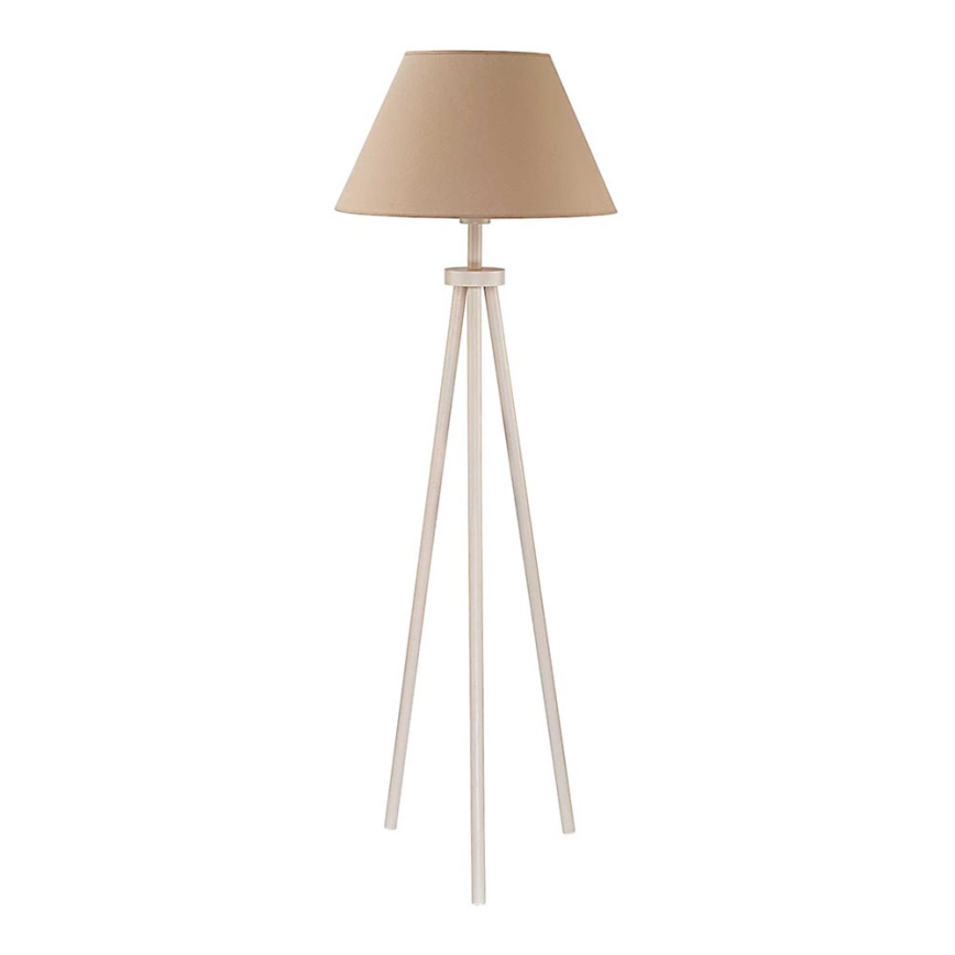 Duolla - Lattialamppu ECHO1 1xE27/40W/230V halkaisija 50 cm ruskea