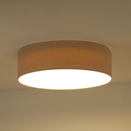 Duolla - LED-kattovalaisin CORTINA LED/26W/230V halkaisija 45 cm 4000K beige