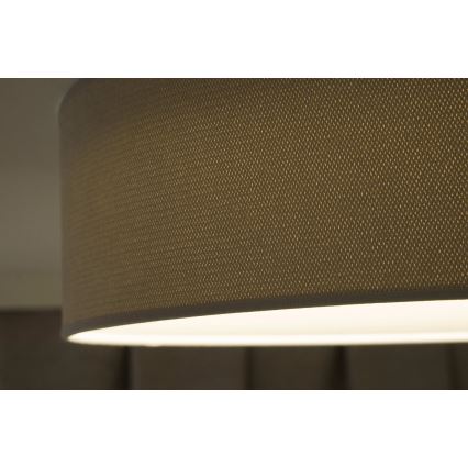 Duolla - LED-kattovalaisin CORTINA LED/26W/230V halkaisija 45 cm 4000K harmaa