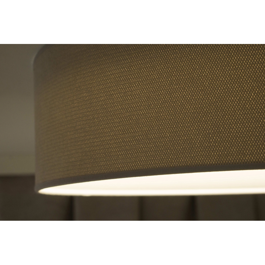 Duolla - LED-kattovalaisin CORTINA LED/26W/230V halkaisija 45 cm 4000K harmaa