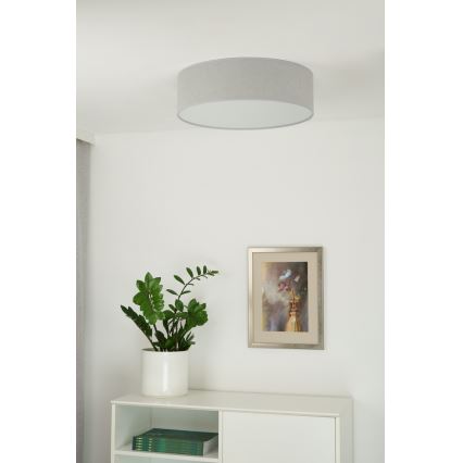 Duolla - LED-kattovalaisin CORTINA LED/26W/230V halkaisija 45 cm 4000K harmaa