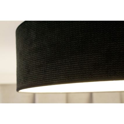 Duolla - LED-kattovalaisin CORTINA LED/26W/230V halkaisija 45 cm 4000K musta